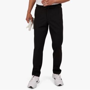 Chaps Golf Performance Pants 32x32 Black NWT Stretch Tech Flat Front Mens